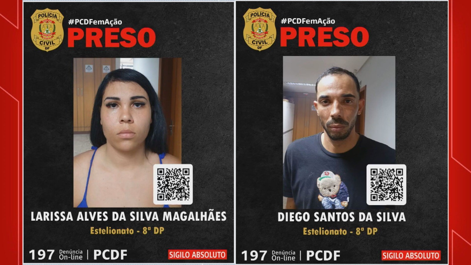 Casal é preso por aplicar golpes em idosos com máquina de cartão no DF; veja como esquema funcionava