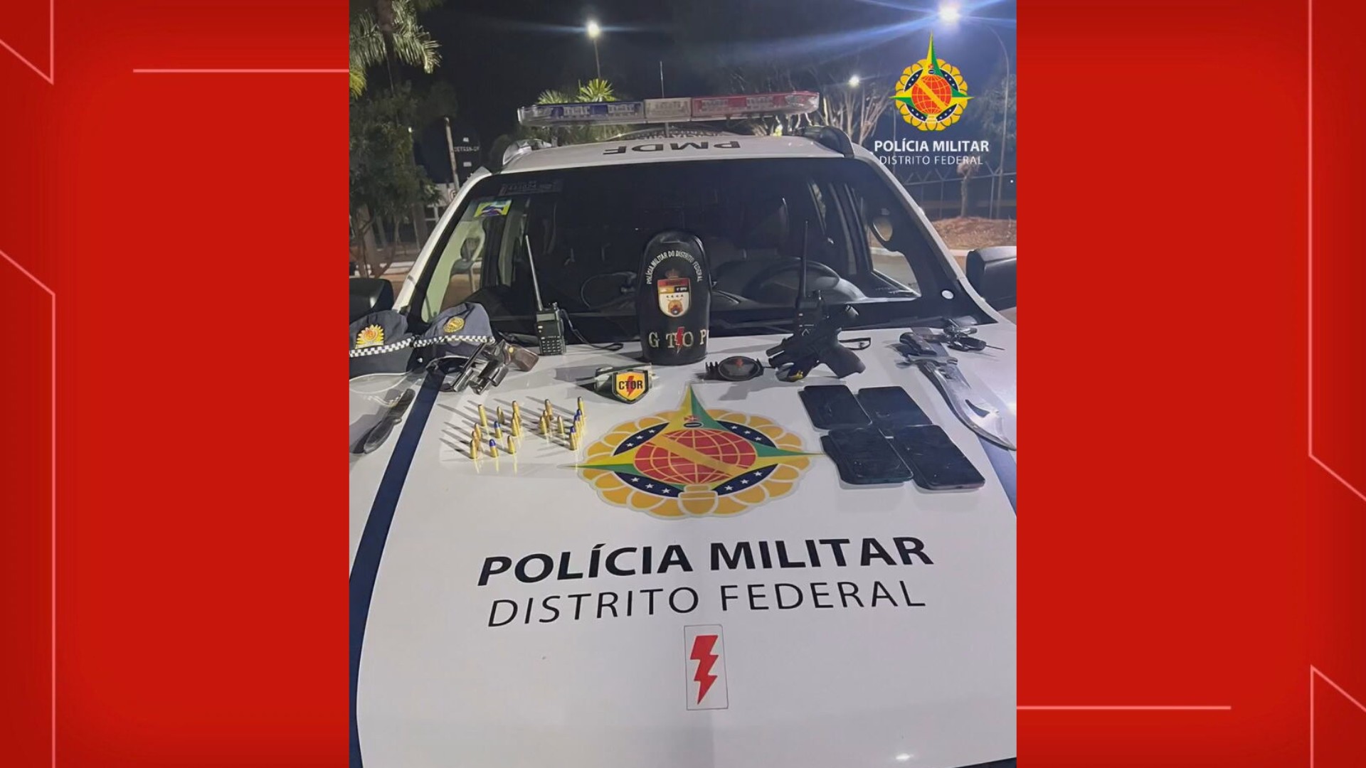 Homem é preso suspeito de agredir a companheira e tentar esconder arma da polícia no DF