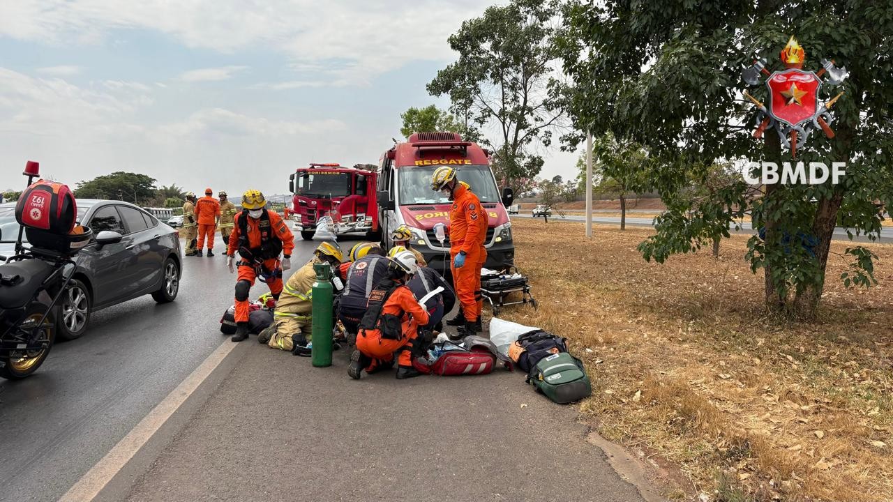 Idosa de 76 anos morre após ser atropelada na BR-020, no DF