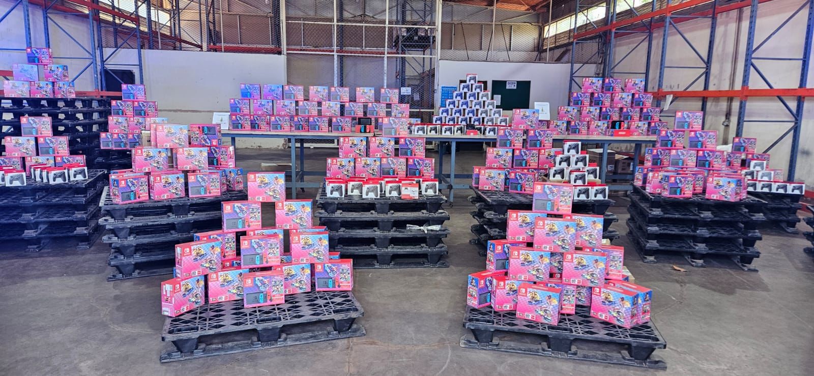 Fiscais apreendem R$ 480 mil em videogames sem nota fiscal no Aeroporto de Brasília