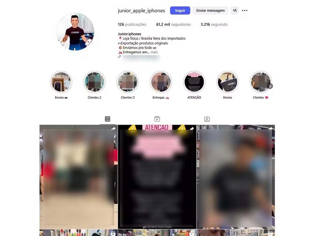 Suspeito de integrar facção ‘clonou’ loja em rede social para dar golpes no DF; compare perfis