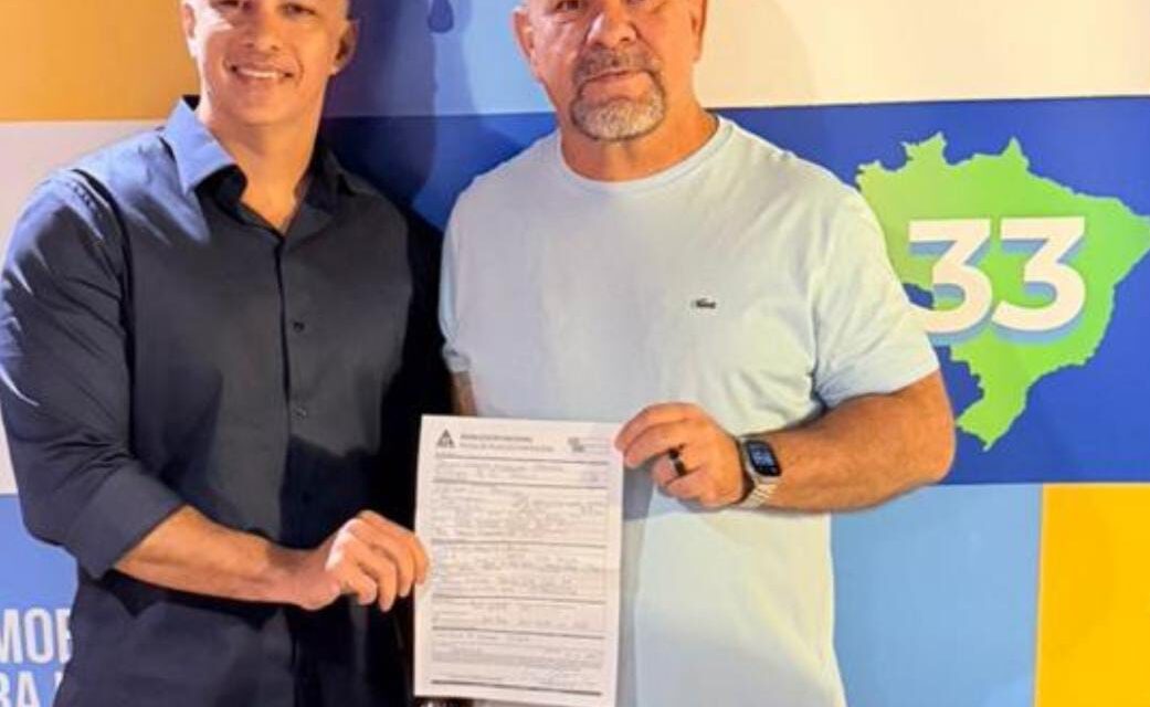 Tabanez se filia ao Mobiliza (33) e reforça projeto de expansão da sigla no Distrito Federal