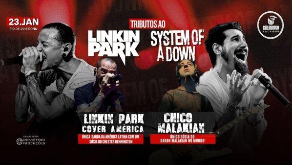Tributo ao Linkin Park e System of a down – Brasilia/DF