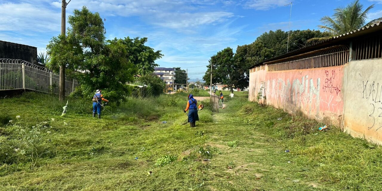 Parceria intensifica a roçagem de terrenos e garante ações permanentes de cuidado em Ceilândia